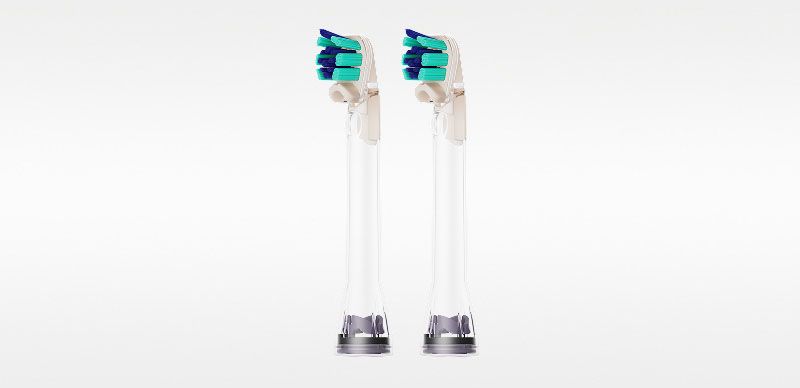 CameraJet™ Dual-bristle brush heads (Pack of 2)