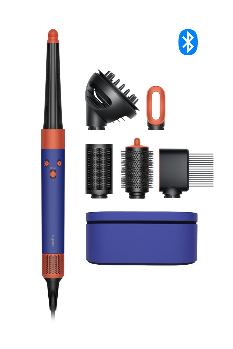 Dyson Airwrap i.d.™ multi-styler og hårtørrer - Curly+Coily (Vinca Blue/Topaz)