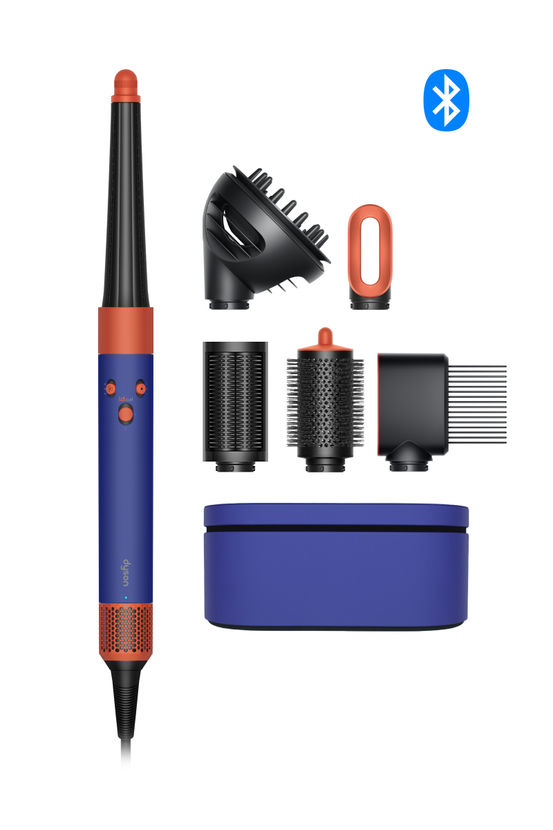 Dyson Airwrap i.d.™ multi-styler og hårtørrer - Curly+Coily (Vinca Blue/Topaz)