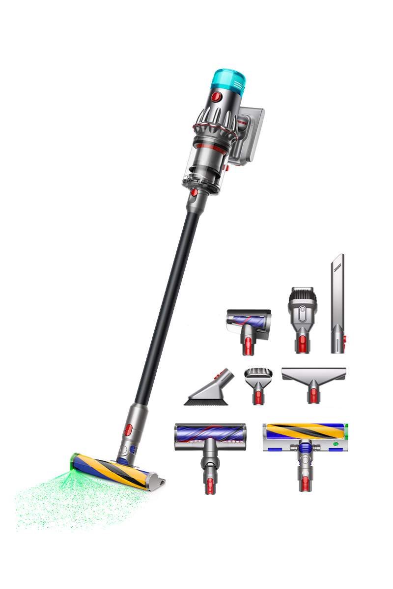 Dyson V12™ Detect Slim Total Clean (Nickel/Schwarz) | Dyson.at