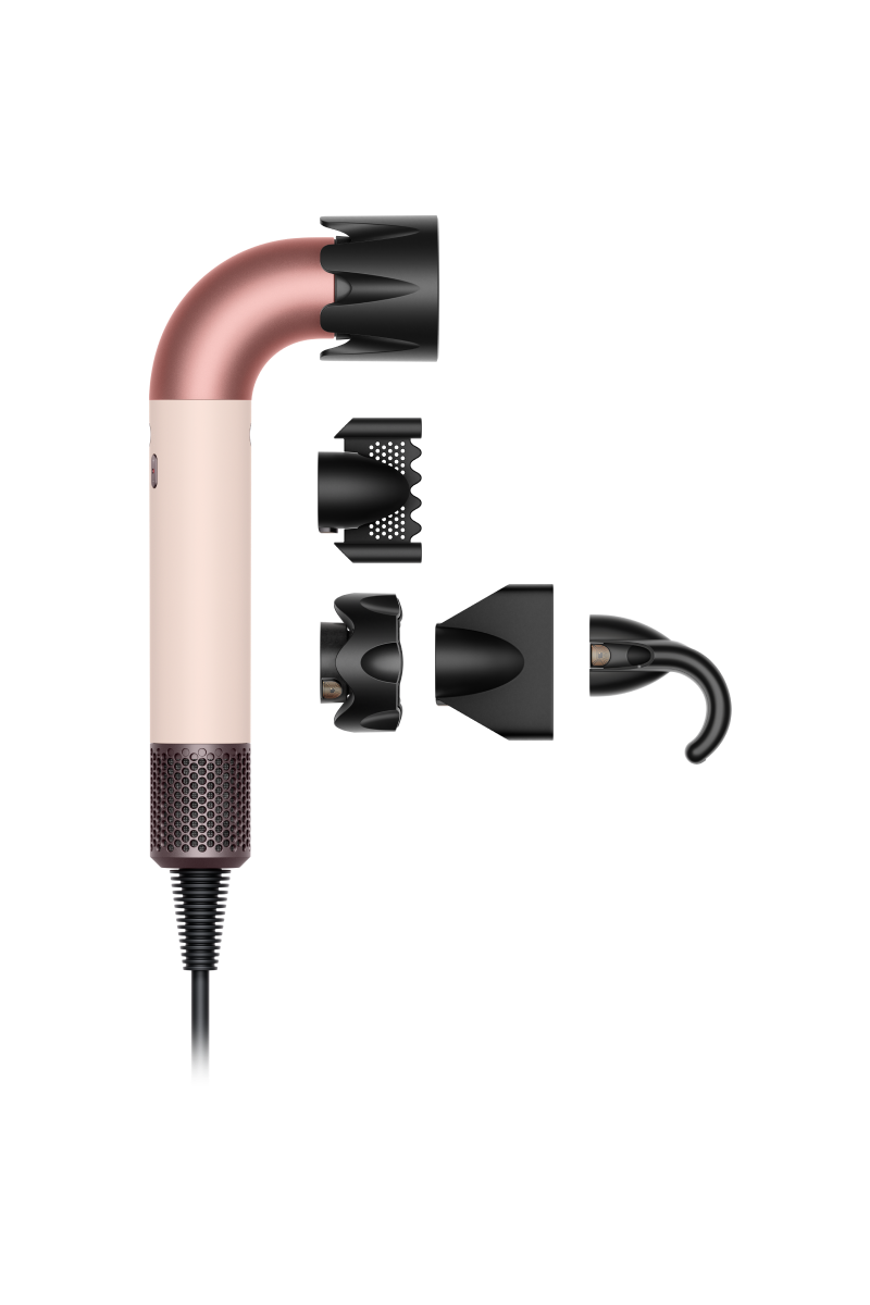 Dyson Supersonic r™ Haartrockner Straight+Wavy (Ceramic Pink/Roségold)