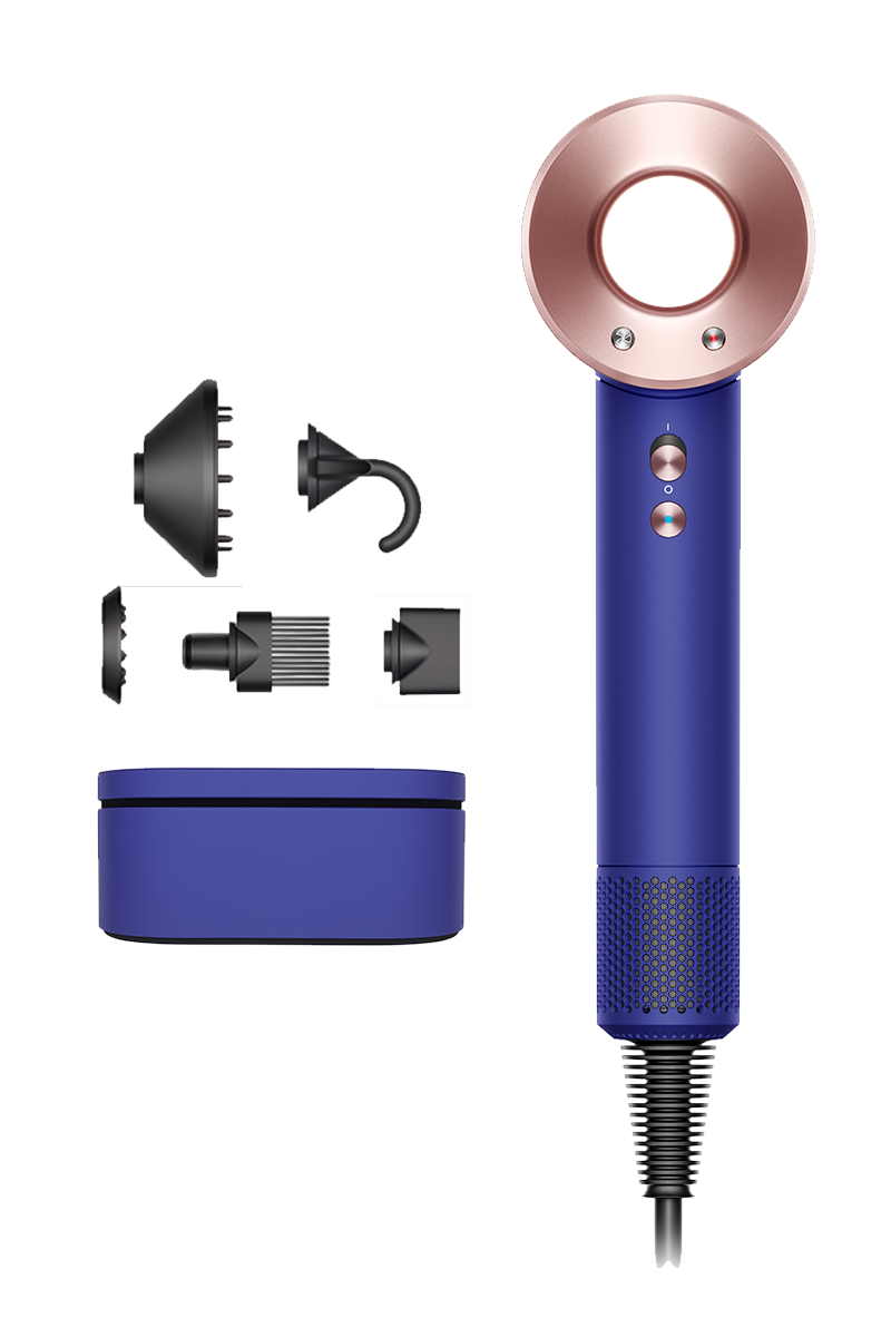 Dyson Supersonic™ Haartrockner als Geschenkedition in Violettblau/ Rosé HD07