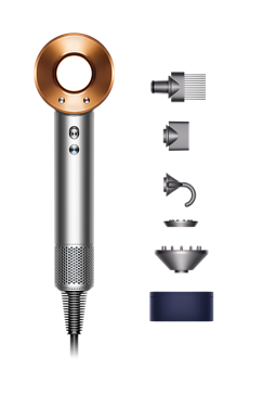 Dyson Supersonic™ Haartrockner Nickel/Kupfer inkl. Aufbewahrungsbox & Paddelbürste