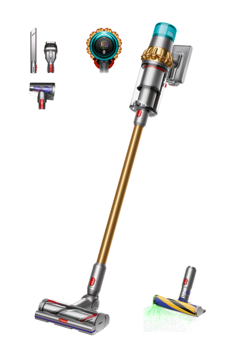 V15 Detect Absolute (Gold/Iron) cordless vacuum | Dyson Canada