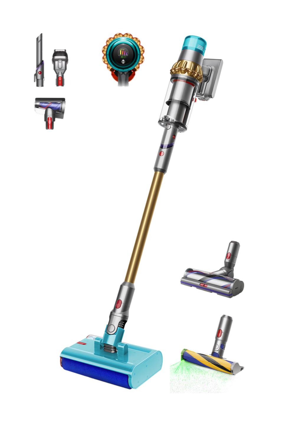 Dyson V15s Detect Submarine wet and dry vacuum cleaner.