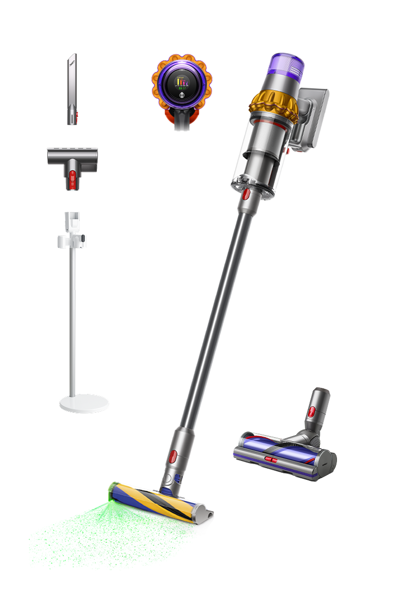 Dyson V15 Detect™ cordless vacuum + FloorDok™