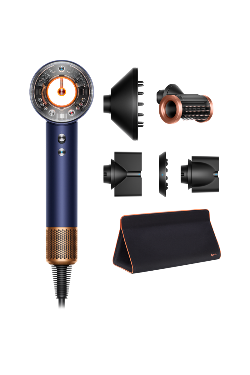 Dyson Supersonic Nural™ - Straight+Wavy (Prussian blue / Rich copper)