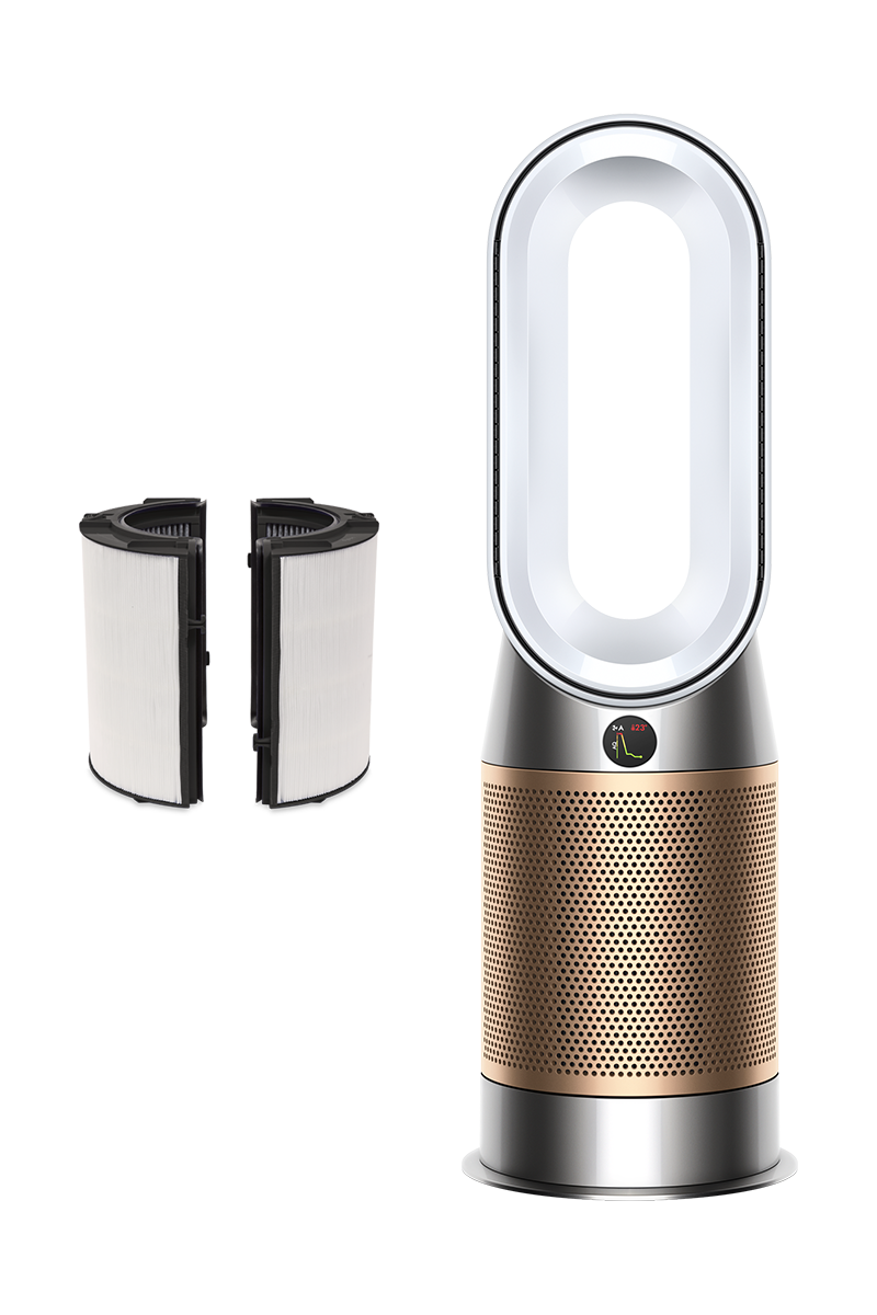 Dyson Purifier Hot+Cool™ HP09 Formaldehyde Purifying fan heater (White/Gold)