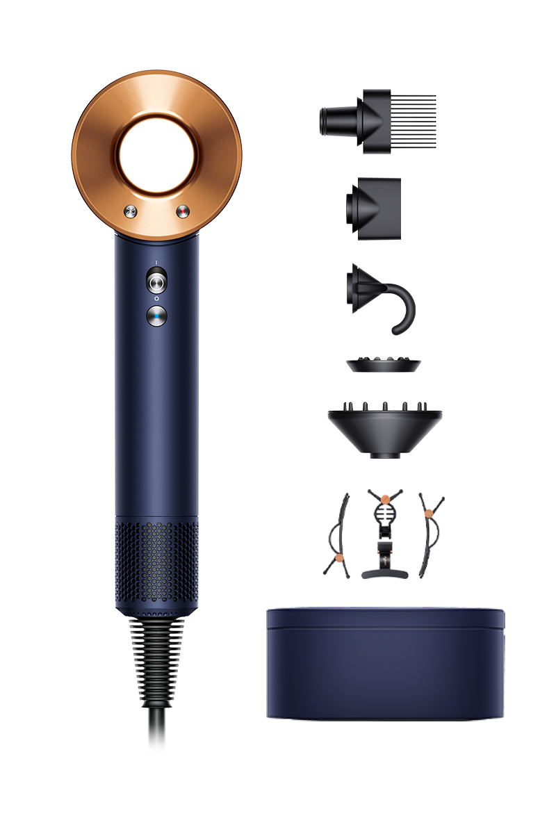Dyson Supersonic™ hair dryer with presentation case (Prussian Blue/Rich Copper)