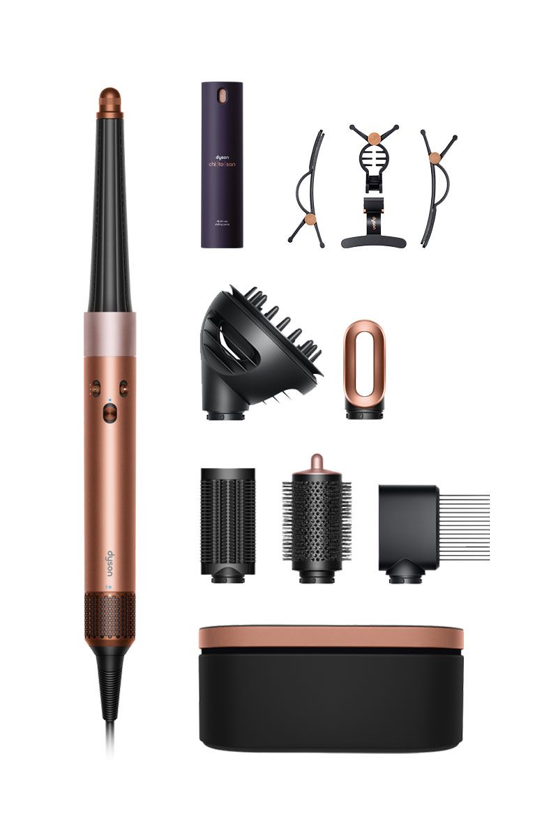 Moldeador multifunción y secador Dyson Airwrap i.d.™ - Rizado+Muy Rizado (Amber Silk)