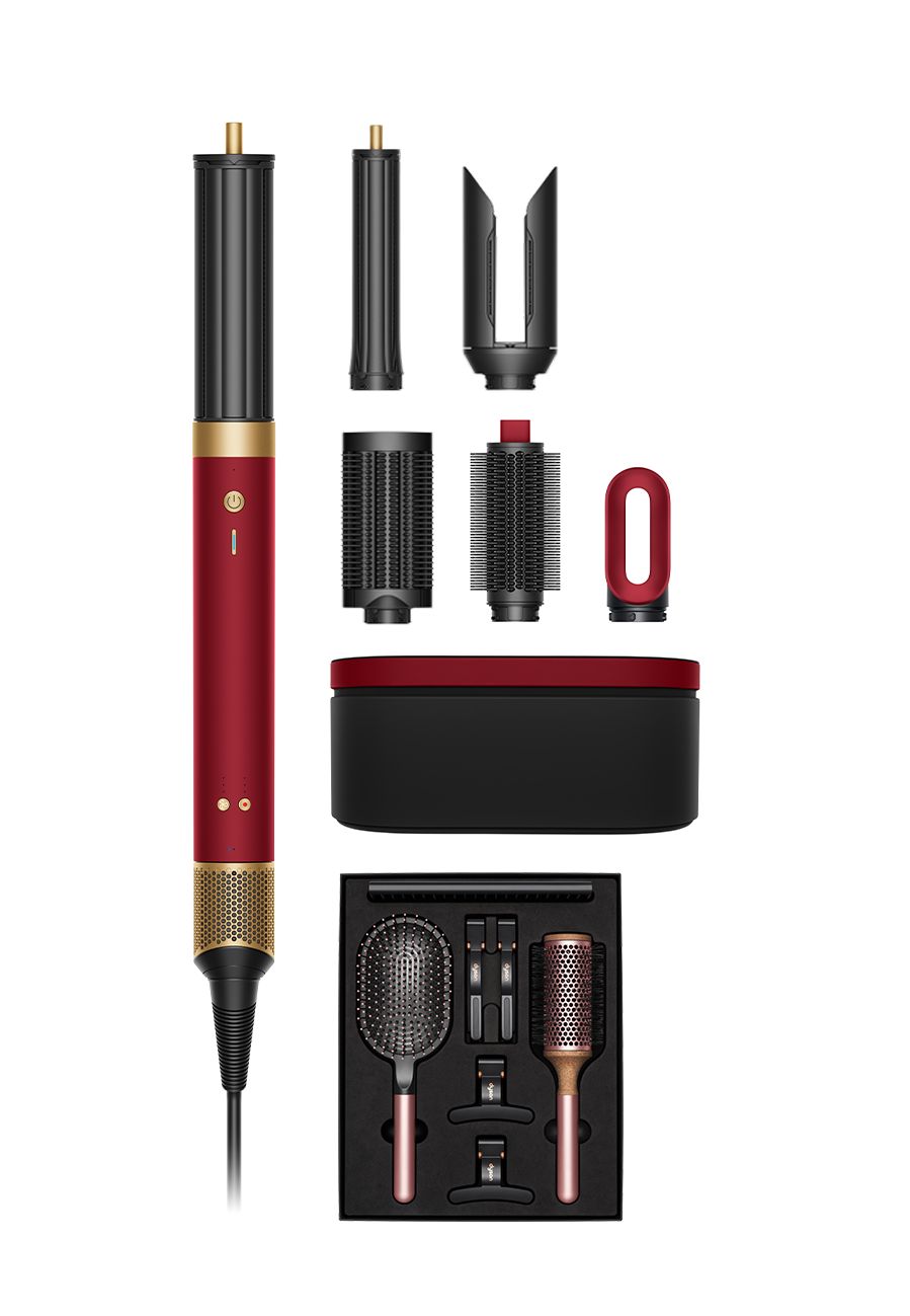 Dyson Airwrap Co-anda2x™ Liso+Ondulado (Red velvet/Gold)