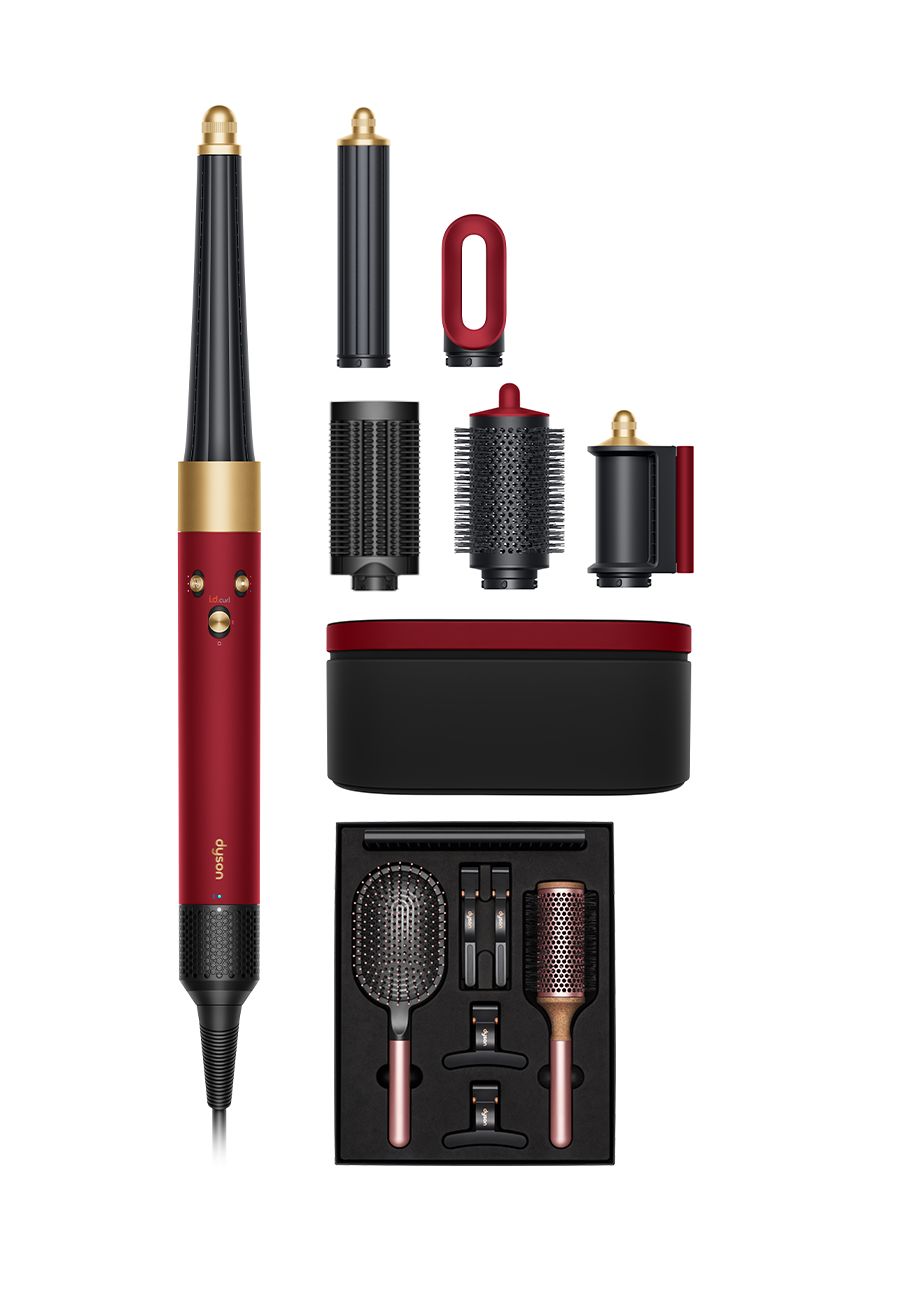 Dyson Airwrap i.d.™ Liso+Ondulado (Red Velvet/Gold)