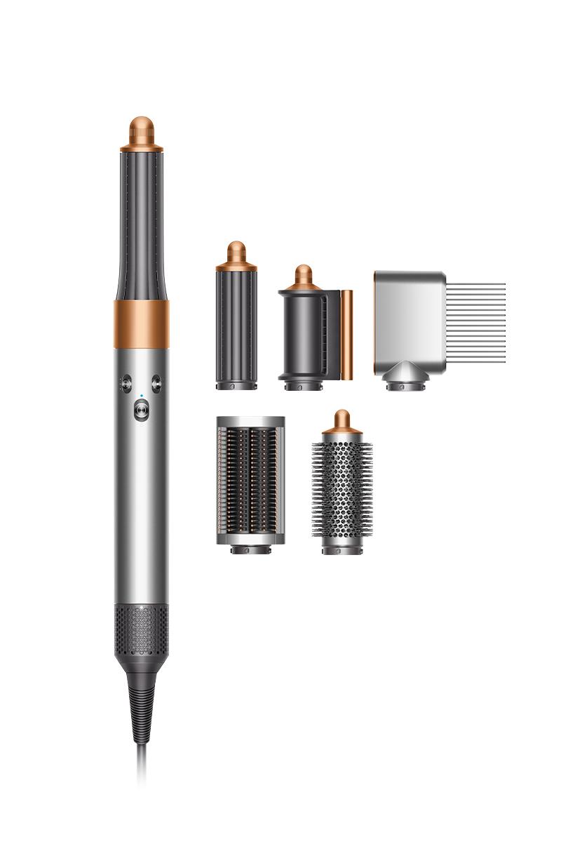 Ensemble 5 de coiffage Dyson Airwrap Complete Long en Nickel et Cuivre et accessoires. Ensemble 5 de coiffage Dyson Airwrap Complete Long en Nickel et Cuivre et accessoires.