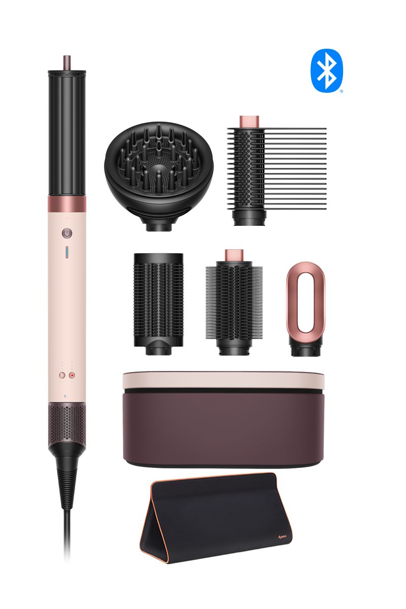 Sèche-cheveux coiffant multifonction Dyson Airwrap Co-anda2x🅪 pour cheveux bouclés et en spirales (Rose Céramique/Or Rose)