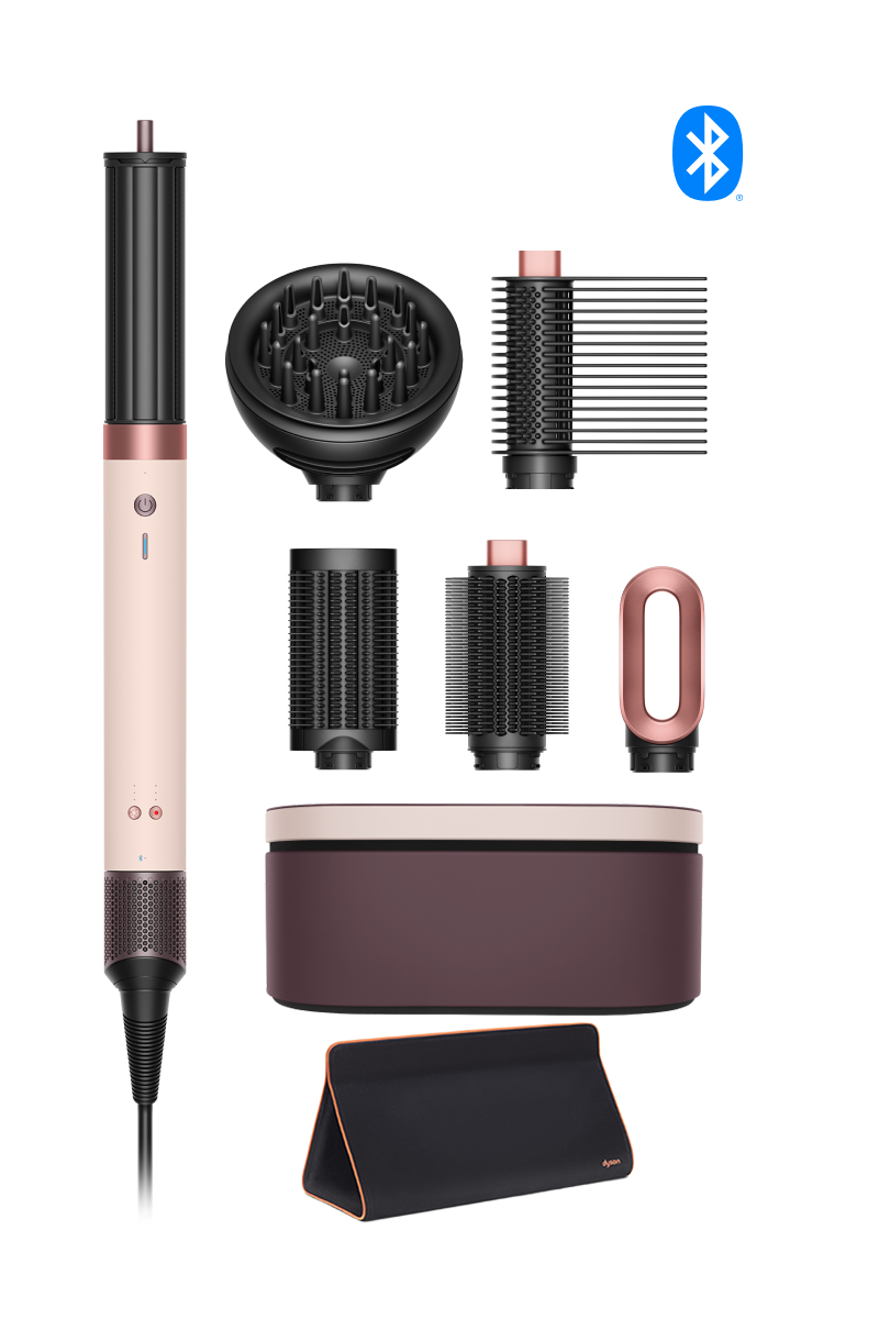 Sèche-cheveux coiffant multifonction Dyson Airwrap Co-anda2x🅪 pour cheveux bouclés et en spirales (Rose Céramique/Or Rose)