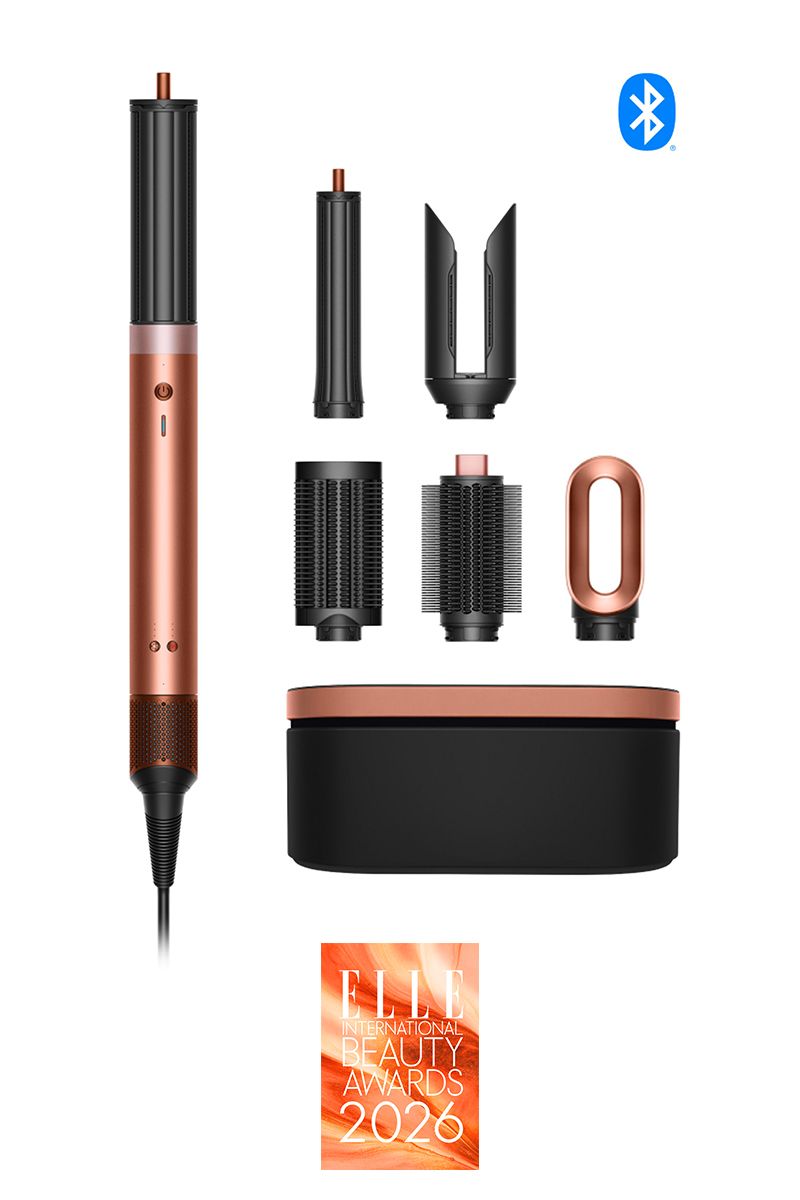 Multi-styler Dyson Airwrap Co-anda 2x™ - cheveux raides à ondulés (Soie Ambrée)