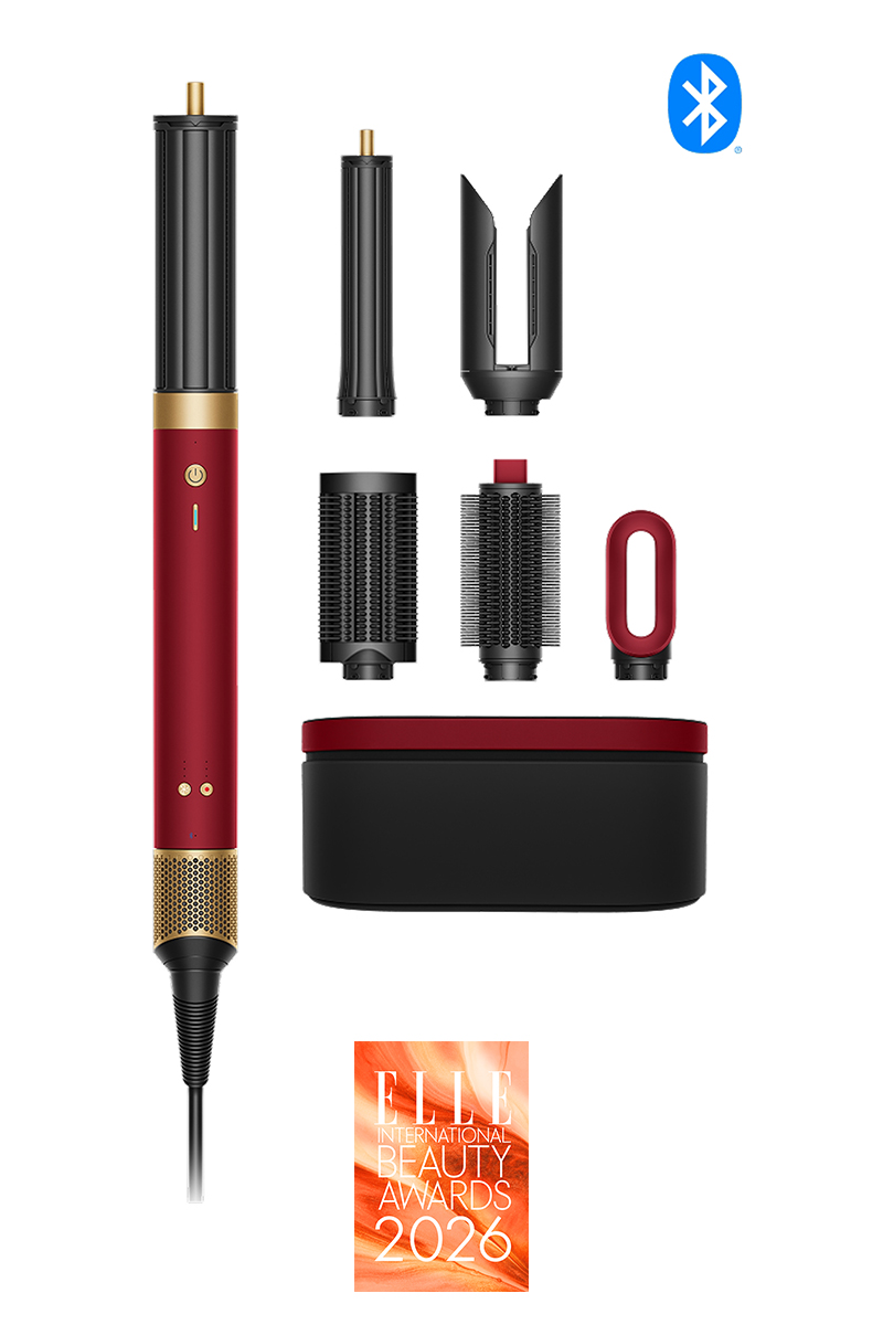 Multi-styler Dyson Airwrap Co-anda2x™ - Cheveux raides à ondulés (Velours Rouge/Or)