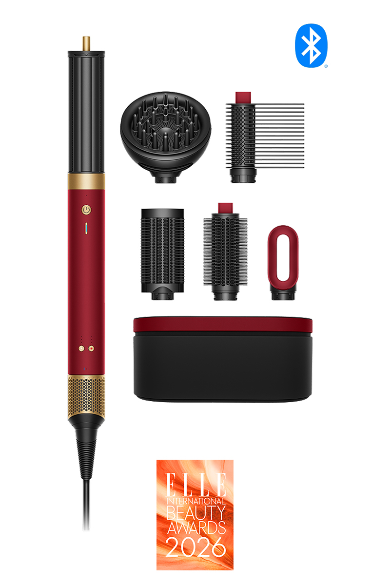 Multi-styler Dyson Airwrap Co-anda2x™ - avec Diffuseur (Velours Rouge et Or)