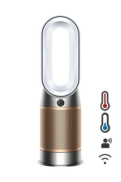 dyson 最上位 Purifier HP09 Formaldehyde Chauffage purificateur Dyson Hot+Cool™ Formaldehyde (Blanc/Or) HP09