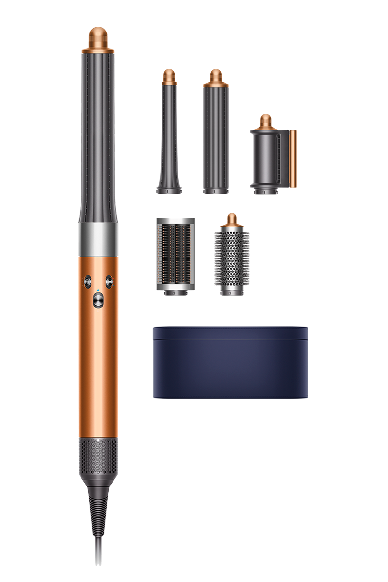 Dyson Airwrap™ personnalisé pour cheveux longs et fins (Cuivré/Nickel)