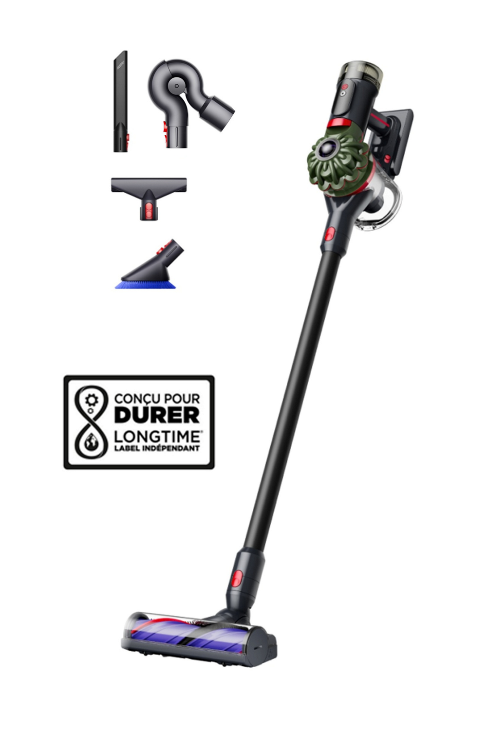 Aspirateur sans fil Dyson V8 Cyclone + Kit de nettoyage pour meubles