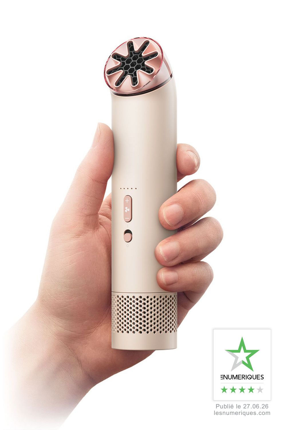Ventilateur HushJet™ Mini Cool (Rose Poudré)
