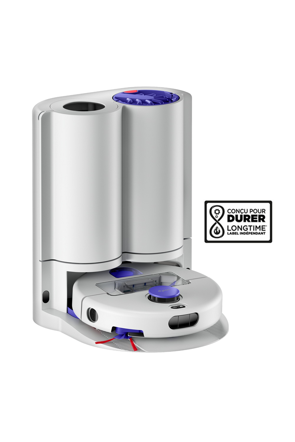 Aspirateur robot laveur Dyson R2 Nurovi™ Wash+Dry (Gris clair/Bleu pervenche)