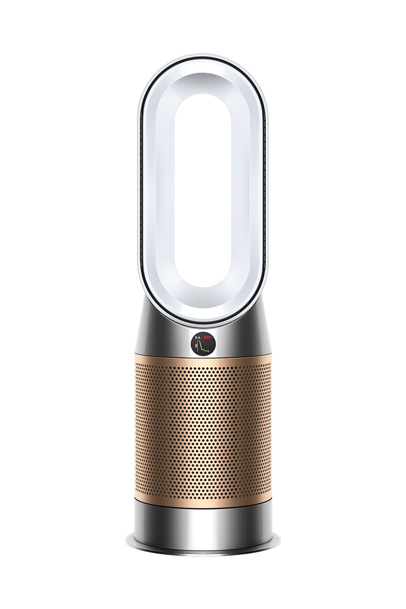 Dyson Purifier Hot+Cool™ Formaldehyde HP09 (ventilatore, purificatore + termoventilatore) (bianco/oro)