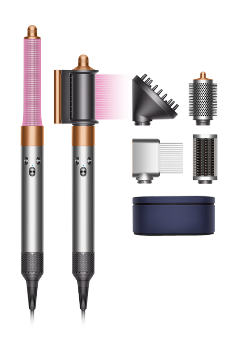 Dyson Airwrap シルバー/ブラウン Styler Dyson Airwrap™ Complete Long Diffuse | nichel/rame