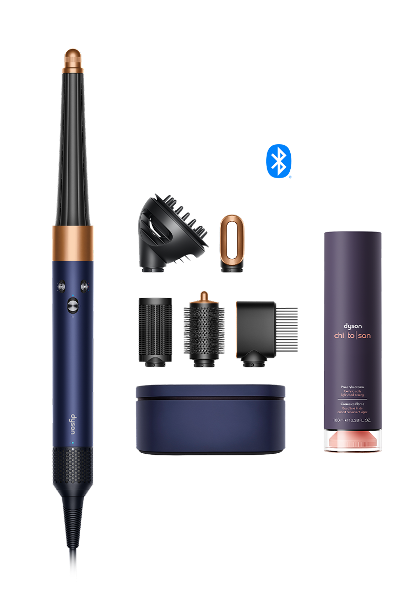 Multi-styler asciugacapelli Dyson Airwrap i.d.™ in Prussian Blue(per capelli mossi e ricci)