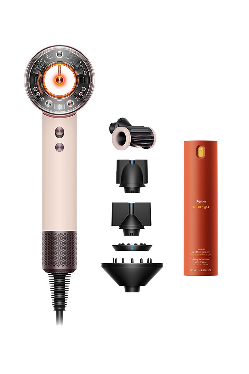 Asciugacapelli Dyson Supersonic Nural™ – Capelli lisci e mossi (Rosa cipria/Oro rosa)