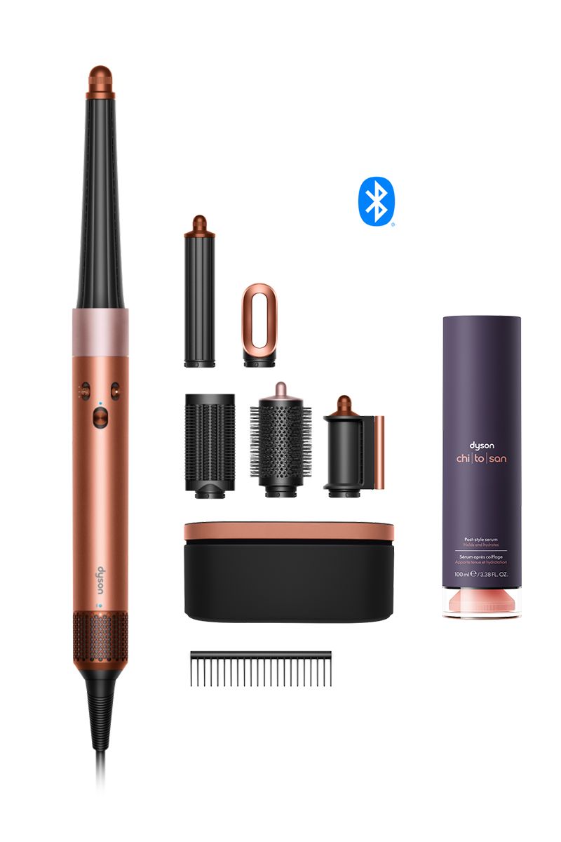 Multi-styler asciugacapelli Dyson Airwrap i.d.™ in Amber Silk (per capelli lisci e mossi)