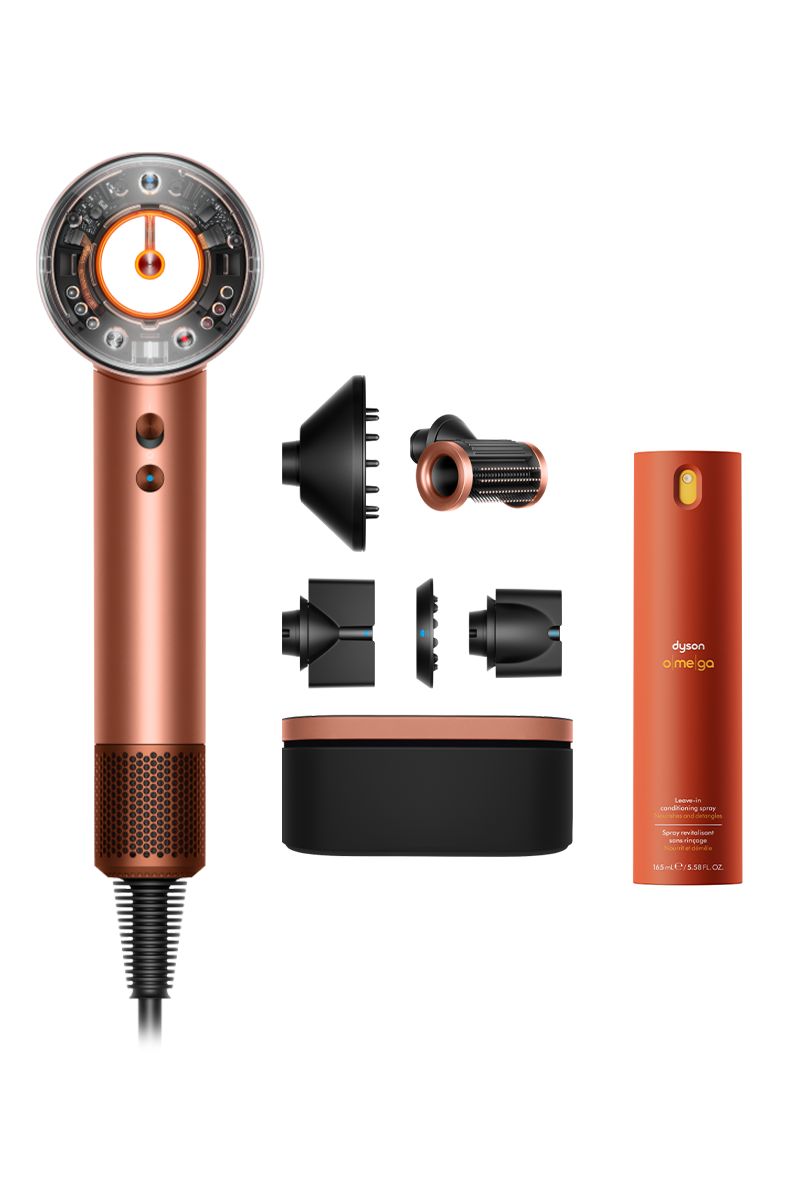 Asciugacapelli Dyson Supersonic Nural™ in Amber Silk  (per capelli lisci e mossi)