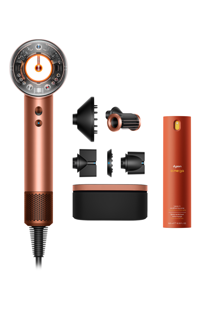 Asciugacapelli Dyson Supersonic Nural™ in Amber Silk  (per capelli lisci e mossi)