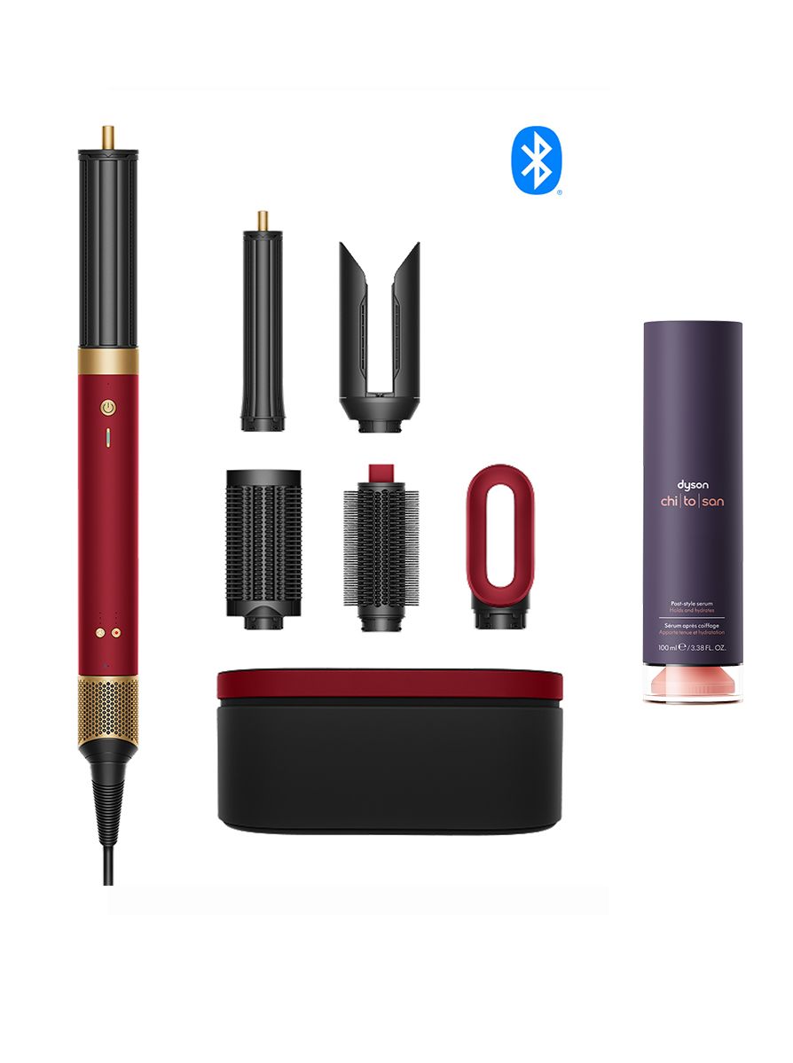 Multi-styler asciugacapelli Dyson Airwrap Co-anda2x™ - Lisci e mossi (Red Velvet/Gold)