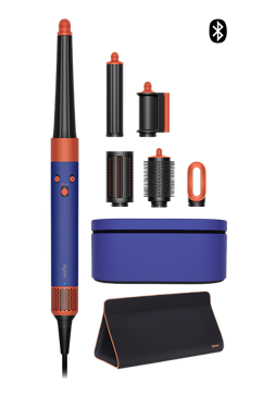 Nuovo Multi-styler asciugacapelli Dyson Airwrap i.d.™ connesso in Pervinca/Tangerine (per capelli lisci e mossi)