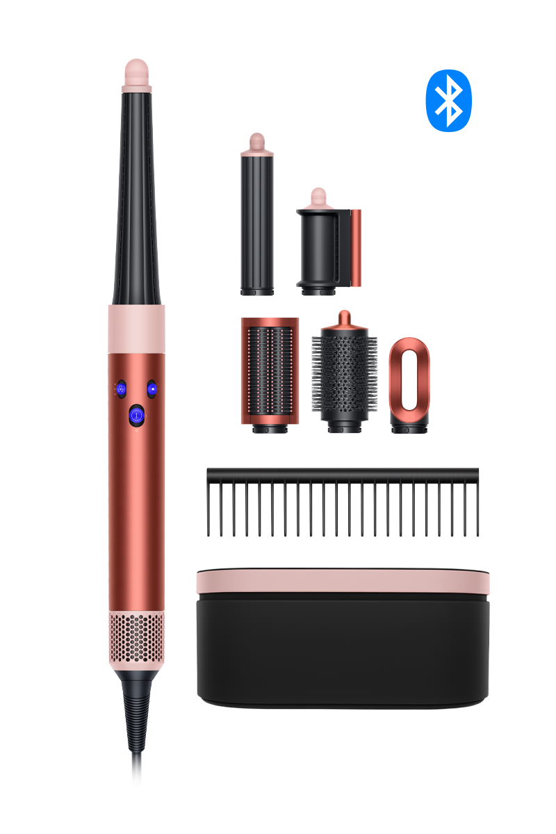 Nuovo Multi-styler Dyson Airwrap i.d.™ connesso per capelli lisci e ondulati (Edizione limitata strawberry bronze)