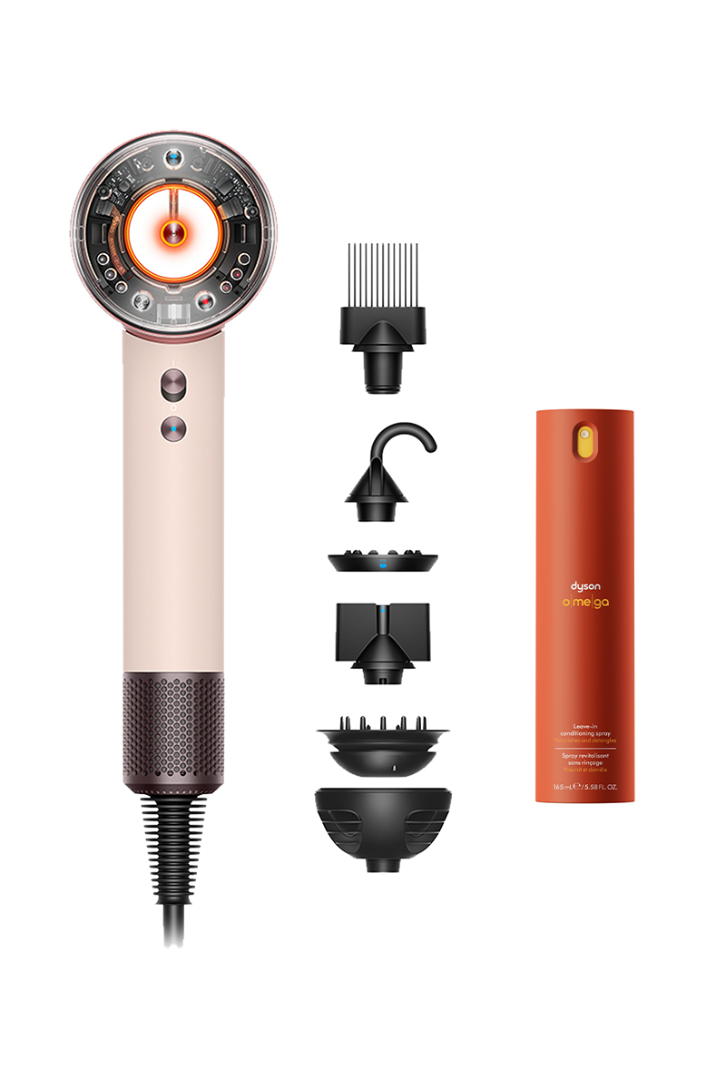 Asciugacapelli Dyson Supersonic Nural™ – Capelli mossi e ricci (Rosa cipria/Oro rosa)