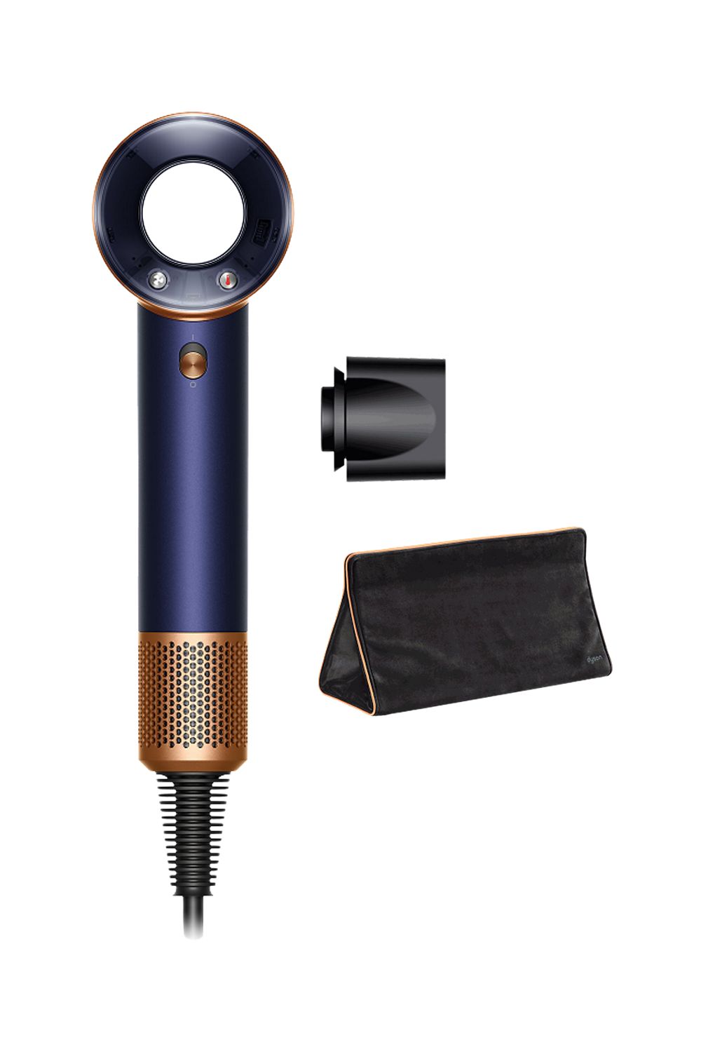 Asciugacapelli Dyson Supersonic™ Travel (blu di Prussia/rame intenso)