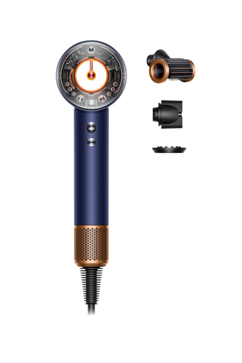Dyson Supersonic Nural™ Shineヘアドライヤー ダークブルー／コッパー (HD16 DBBC)