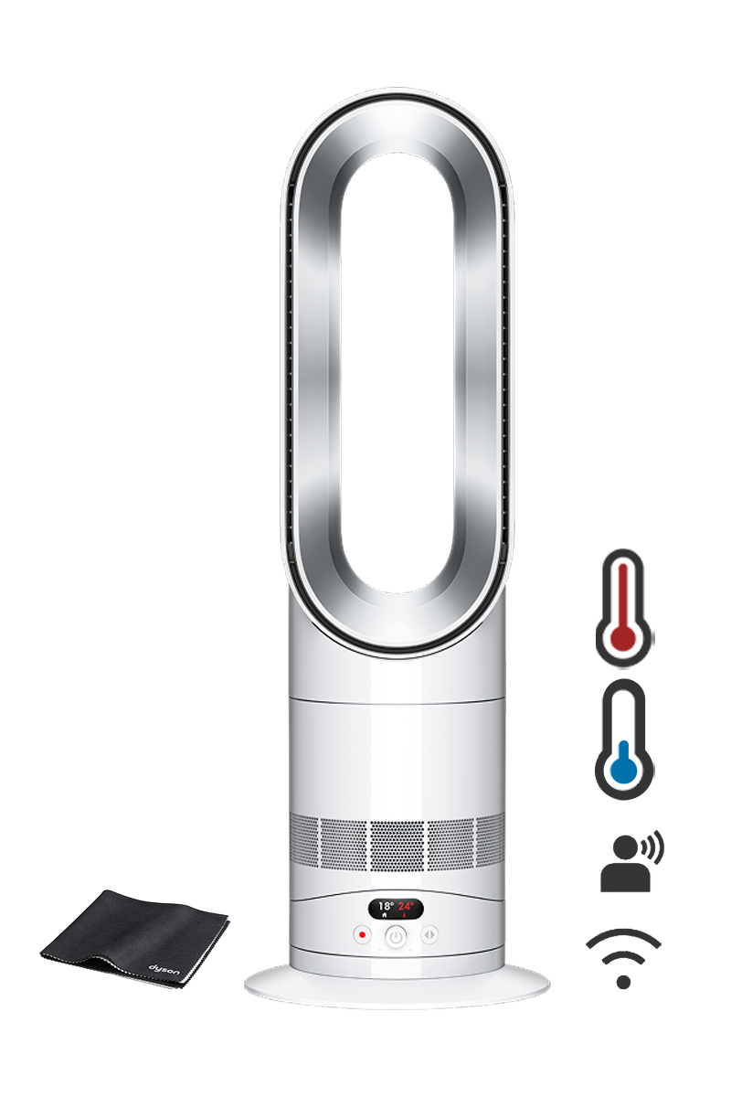 Dyson Hot+Cool™ HF1 remote link pre-heat ファンヒーター ホワイト/シルバー(HF1 WS AM)