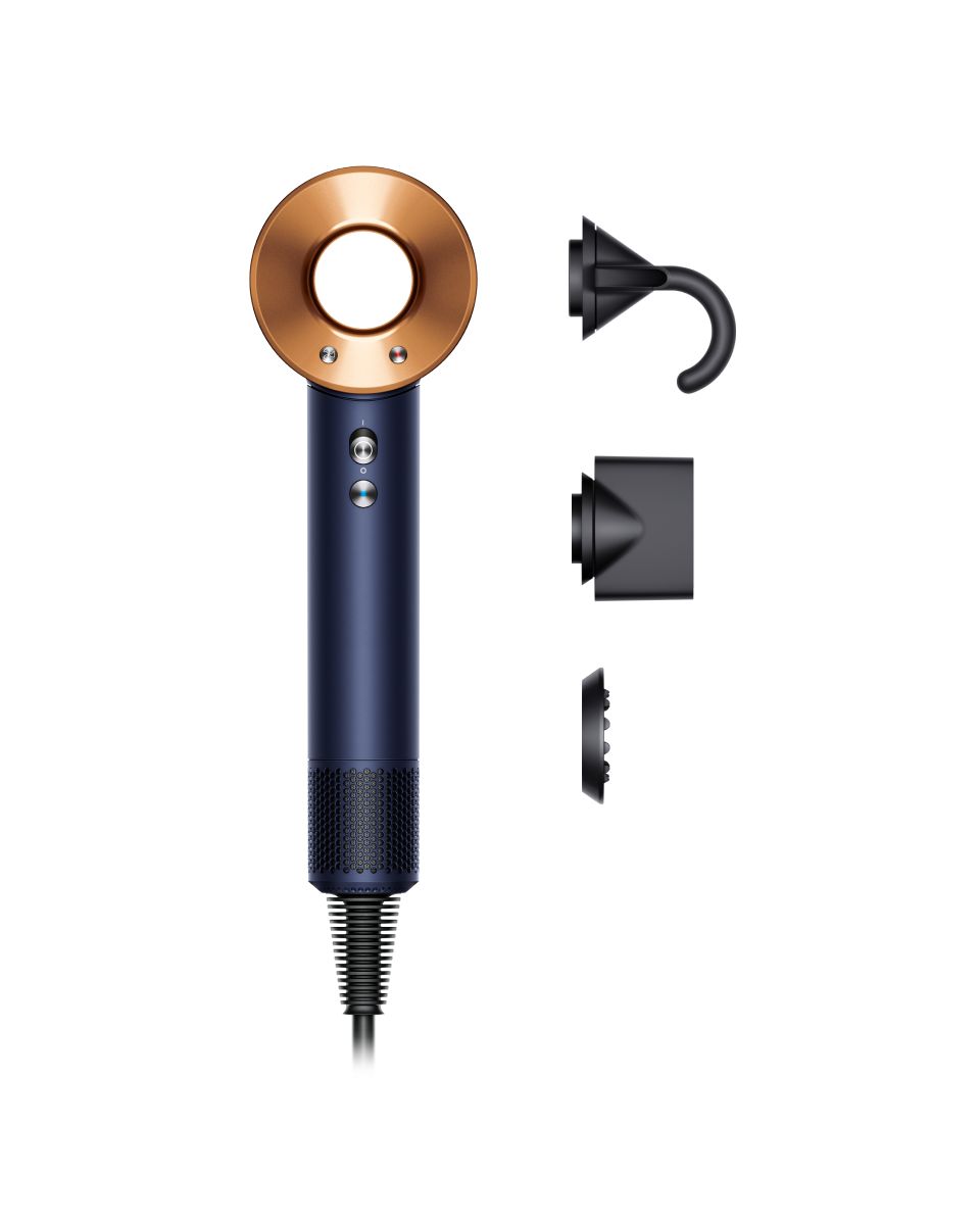 Dyson Supersonic™ Straight + Wavy (Nachtblau/Kupfer)