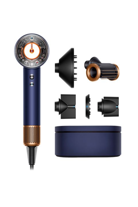 Dyson Supersonic Nural™ hårføner - Straight+Wavy (Prussian blue / Rich copper)