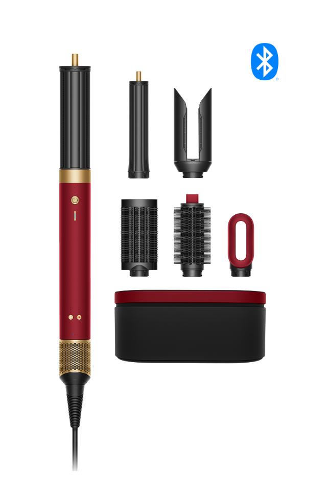 Dyson Airwrap Co-anda2x™ multi-styler and dryer (Red velvet/Gold Dyson Airwrap Co-anda2x™ multi-styler and dryer (Red velvet/Gold