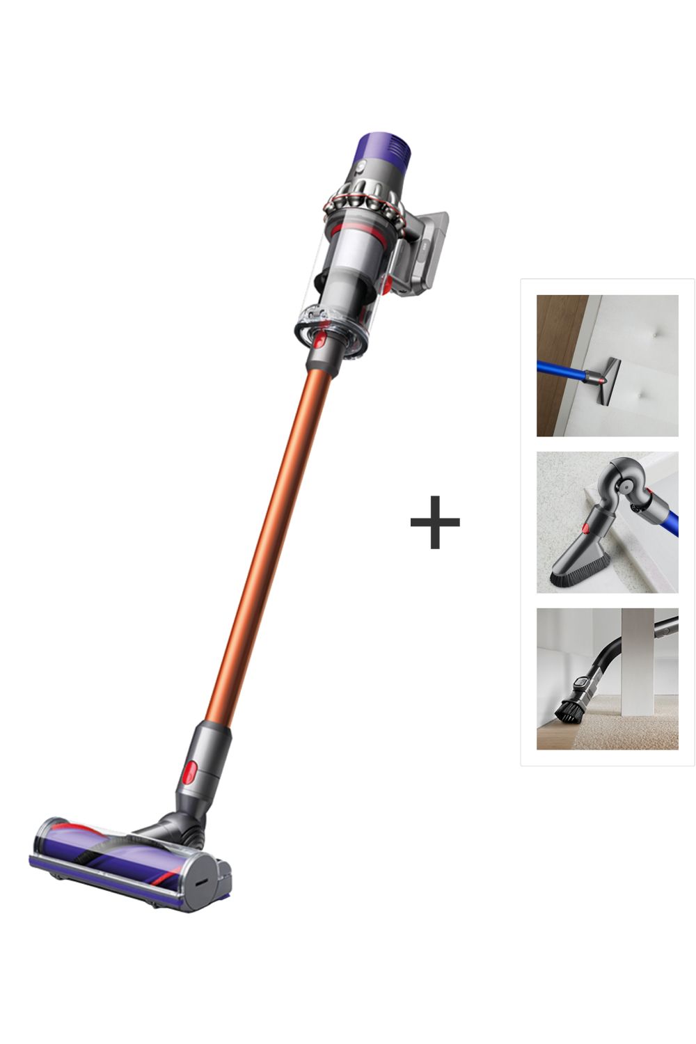 Dyson Cyclone V10 Absolute kabelloser Staubsauger Nickel/Kupfer