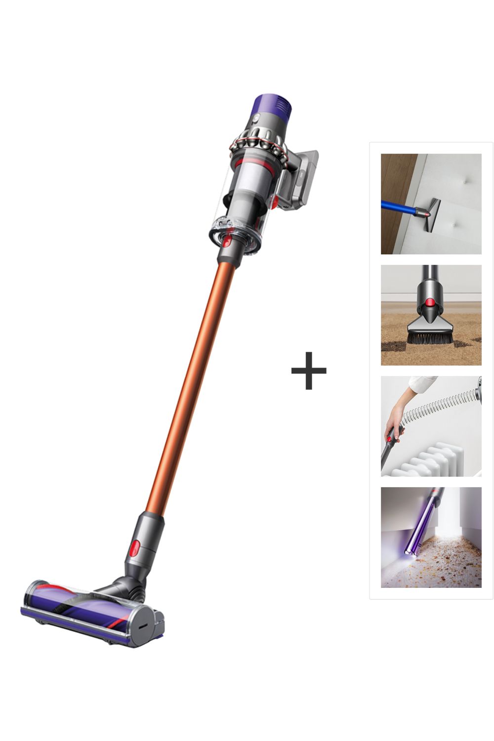 Dyson Cyclone V10 Absolute kabelloser Staubsauger Nickel/Kupfer