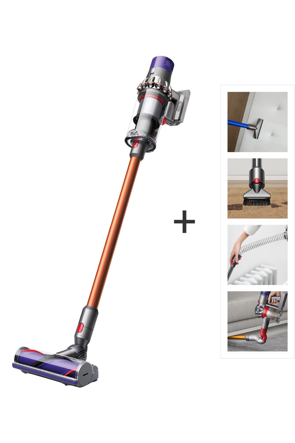Dyson Cyclone V10 Absolute kabelloser Staubsauger Nickel/Kupfer