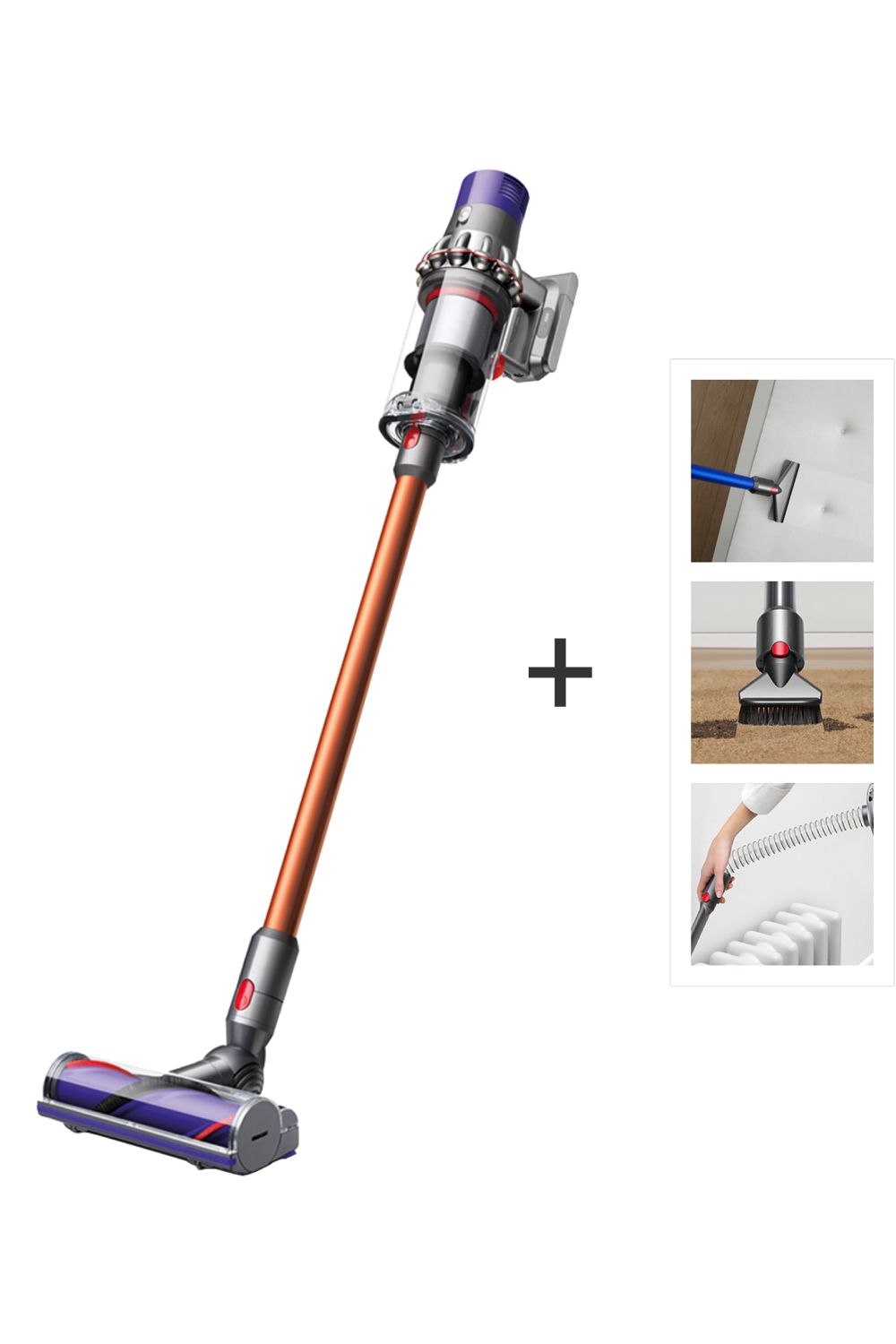 Dyson Cyclone V10 Absolute kabelloser Staubsauger Nickel/Kupfer