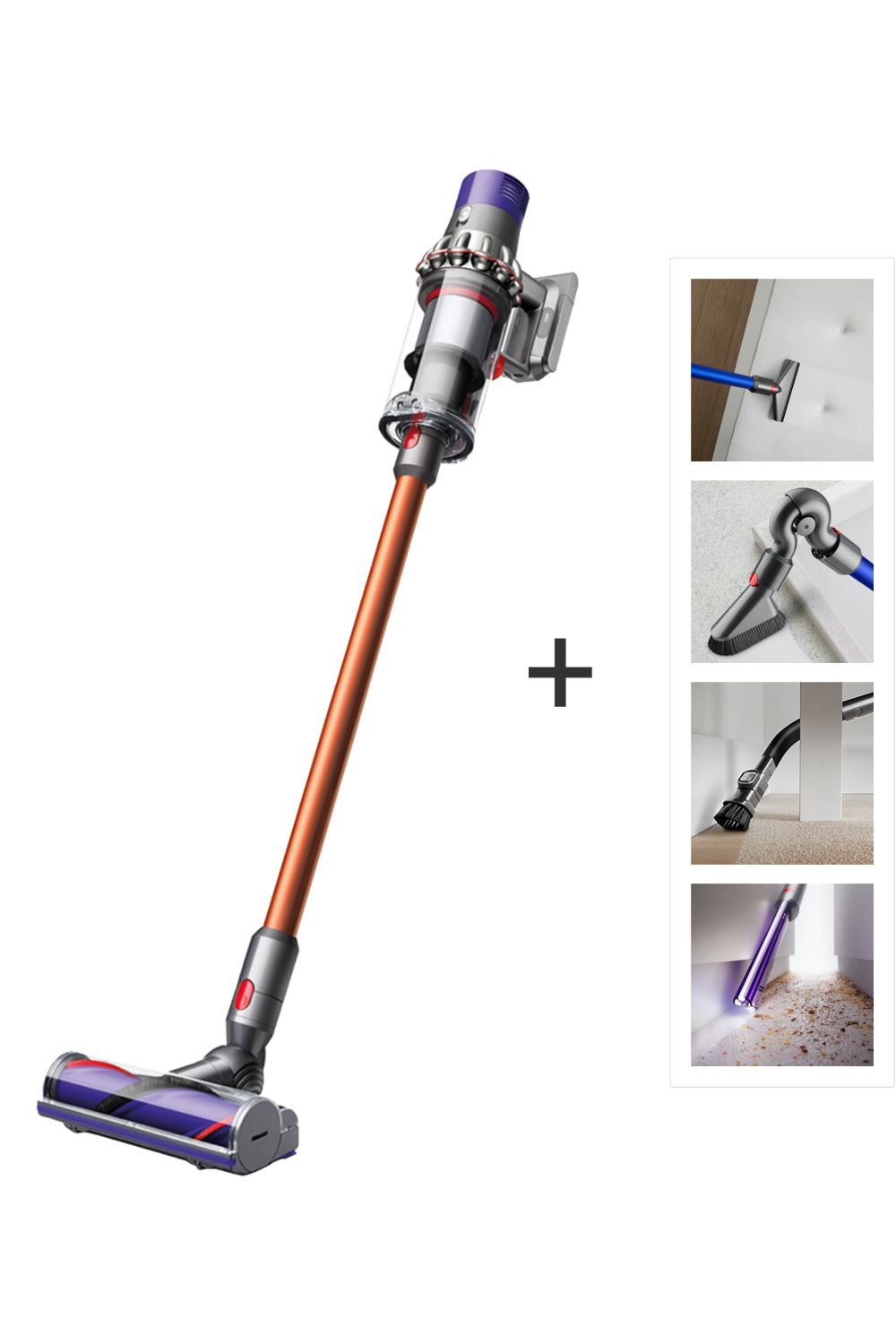Dyson Cyclone V10 Absolute kabelloser Staubsauger Nickel/Kupfer