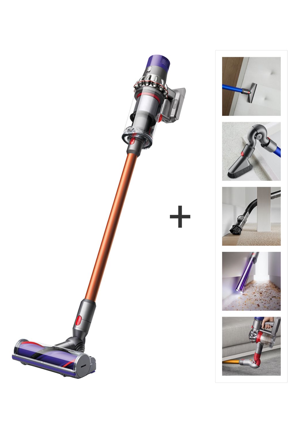 Dyson Cyclone V10 Absolute kabelloser Staubsauger Nickel/Kupfer